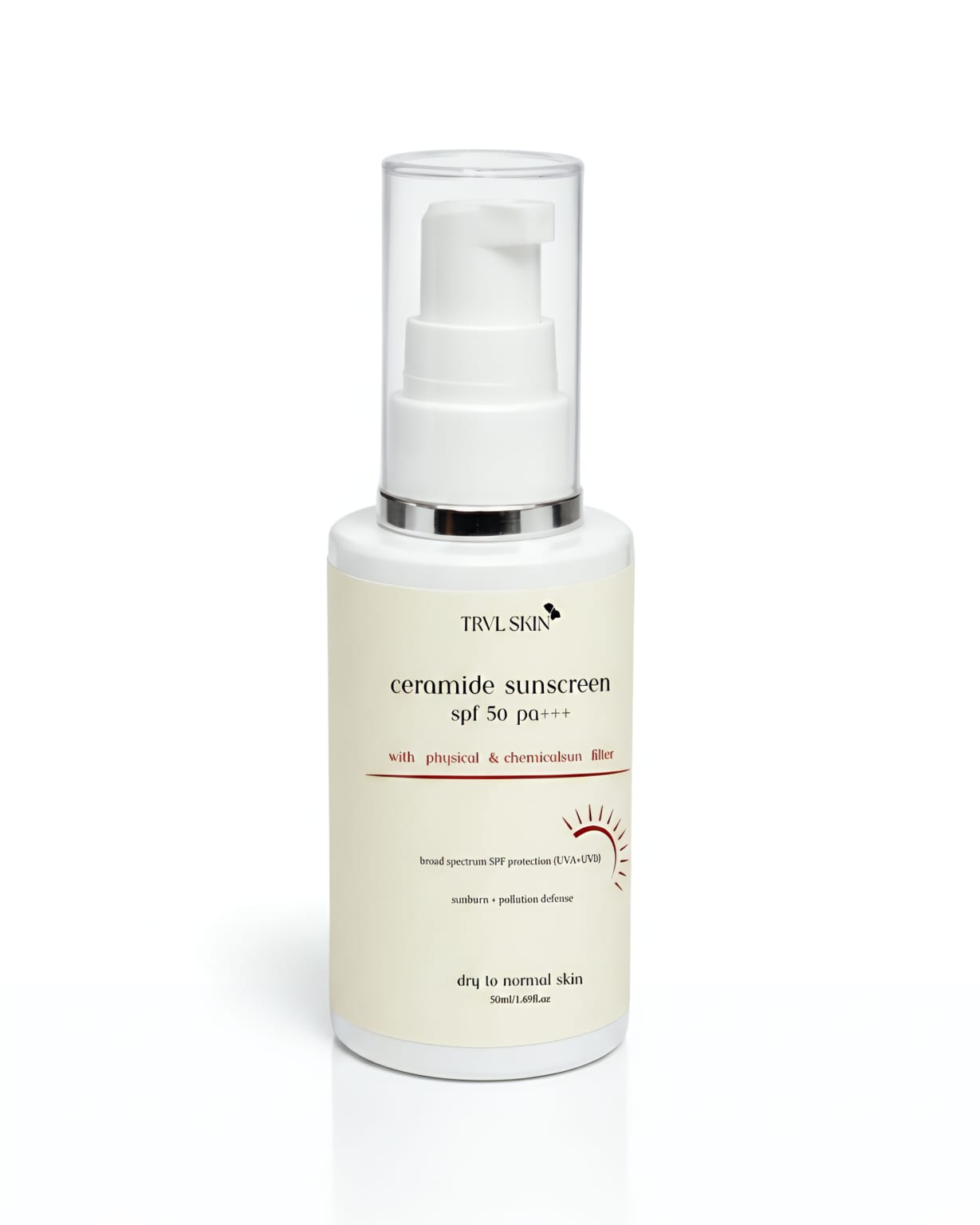 TRVL SKIN Ceramide Sunscreen SPF 50 PA+++